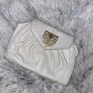 Pantera Crossbody w/ Gold & Snakeskin Detail